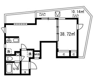 No.8ゼルコバマンションの物件間取画像